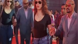विनोद कांबळीची पत्नी अखेर आली समोर, वानखेडे मैदानात दिसली, शेजारी पती असताना...; VID