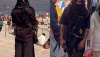 काळे कपडे परिधान करून 'हा' डान्सर पोहोचला महाकुंभ मेळ्यात, व्हिडीओ व्हायरल
