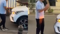 Video: अपघातानंतर ऑटो ड्रायव्हरवर संतापला द्रविड, सर्वांनी घेतली राहूलची बाजू 