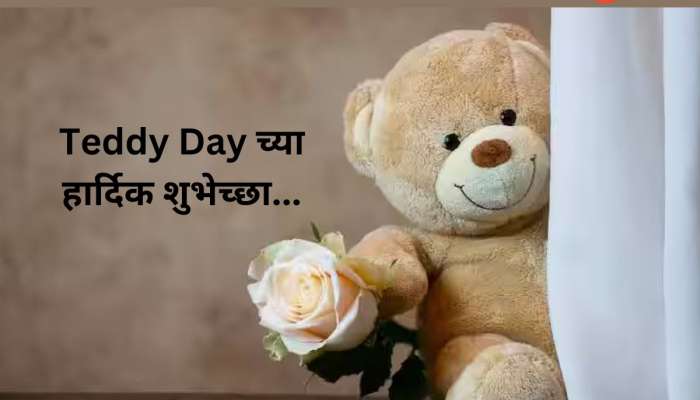 Teddy Day 2025 : Teddy Day 2025 : पाठवत आहे खास टेडी तुला... प्रियजनांना पाठवा मराठमोळ्या हार्दिक शुभेच्छा 