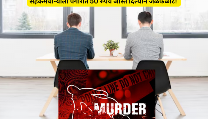 असा मित्र नको रे बाबा!सहकर्मचाऱ्याला पगारात 50 रुपये जास्त दिल्याने जळफळाट; डोक्यात दगड घालून...'