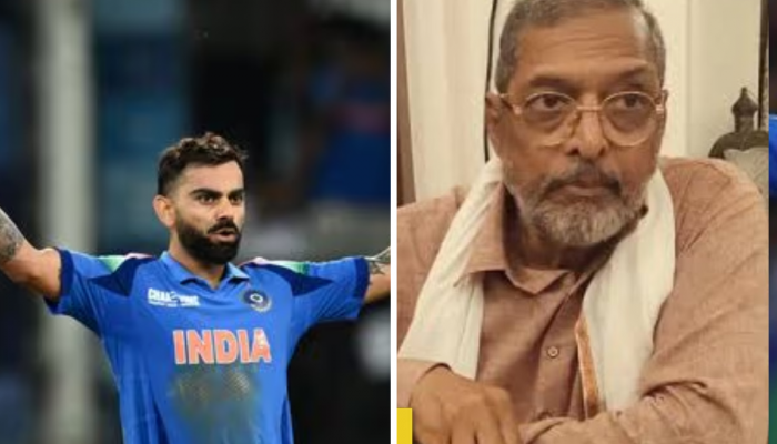 Ind vs Pak: पाकिस्तानविरुद्ध विराटचं दमदार शतक पण चर्चा मात्र नाना पाटेकरांची; असं घडलं तरी काय?