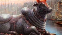 Mahashivratri 2025 : नंदीचा उजवा पाय थोडा उचललेला का असतो? 