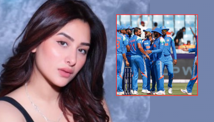 Mahira Sharma: 'या' क्रिकेटपटूचे नाव घेताच लाजली माहिरा शर्मा; नेटिझन्सने केला कमेंट्सचा वर्षाव 