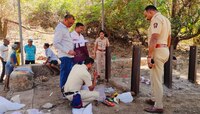 धक्कादायक! पेटलेला नारळ अन् मानवी कवटीसोबत अघोरी प्रकार; पेणच्या नाडे गावात ...