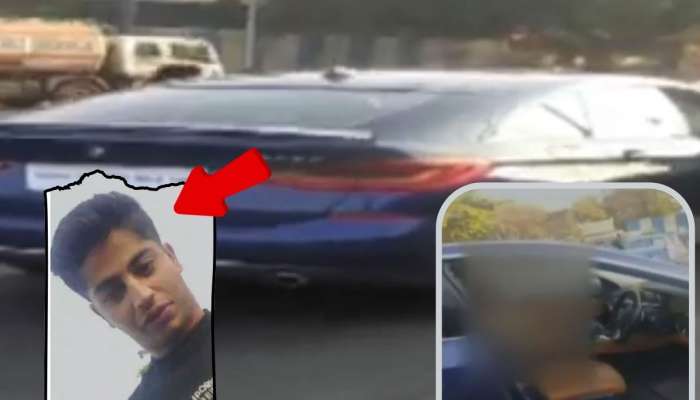 पुण्यात तरुणाला श्रीमंतीचा माज, रस्त्याच्या मधोमध BMW थांबवली, लघुशंका अन् अश्लील चाळे; संतापजनक Video
