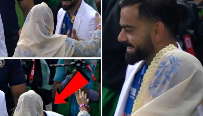 कोण आहे ही महिला जिच्या पायावर नतमस्तक झाला विराट कोहली? चॅम्पियन्स ट्रॉफी जिंकल्यानंतर हा Video होतोय Viral 