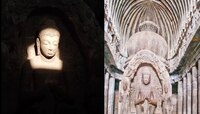 वेरुळ लेणीतील बुद्धमूर्तीला सूर्यस्नान; व्हिडीओमध्ये पाहा कशी मिळाली सोनेरी झळाळी