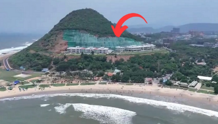 डोंगर कापून उभारला आलिशान संगमरवरी महाल; माजी मुख्यमंत्र्यांचं 500 कोटींचं घर वादात 