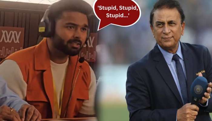 &#039;Stupid, Stupid, Stupid...&#039; ऋषभ पंतने केली सुनील गावसकरांची नक्कल, व्हिडीओ होतोय व्हायरल 