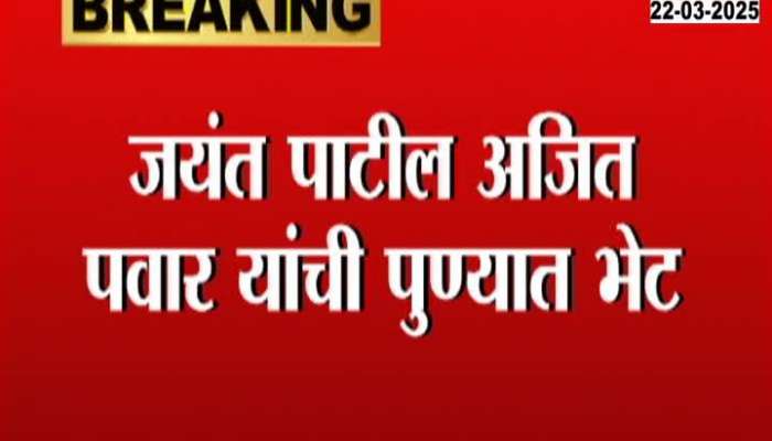 Jayant Patil Meets Ajit Pawar In Pune