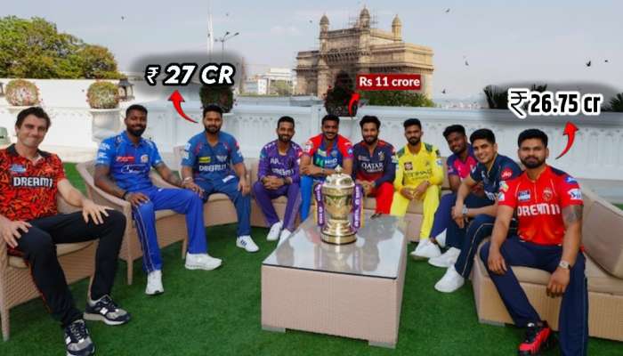 IPL 2025: पंतच्या एका मॅचचं मानधन = &#039;या&#039; कर्णधाराचा सिझनचा पगार; पाहा कोणत्या कॅप्टनला किती सॅलरी?