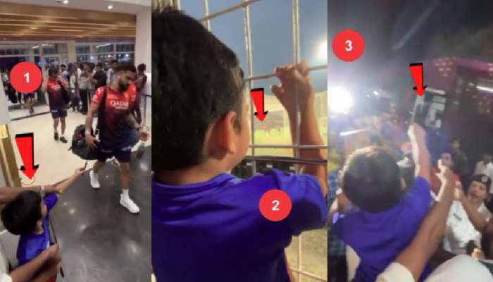 हॉटेलबाहेर, मैदानात, बससमोर... विराटच्या Autograph साठी चिमुकल्याची धावपळ; Video चा शेवट पाहाच