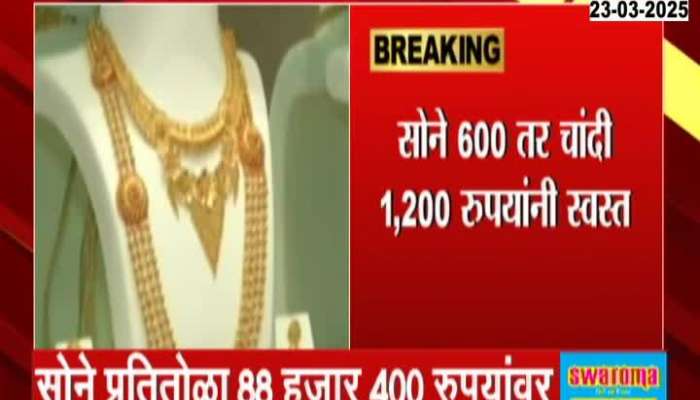 prices fall, gold cheaper by Rs 600 and silver by Rs 1,200