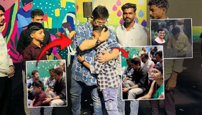 संतोष देशमुखांच्या मुलाला भेटून आमिर खान भावूक! कडकडून मिठी मारली; किरण म्हणाली, 'हिंमत कायम..'