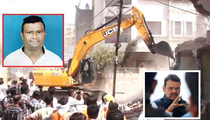 CM फडणवीसांच्या बुलडोझर पॅटर्नची चर्चा, नागपूर हिंसाचारातील आरोपीच्या घरावर हातोडा