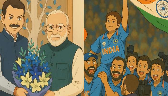 सोशल मीडियावर कार्टून फोटोंचा ट्रेण्ड; फडणवीसांसह, सचिनलाही भुरळ पाडणारं Ghibli आहे तरी काय?