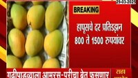 गुढीपाडव्याला आमरस-पुरीचा बेत फसणार! हापूसचे दर प्रतिडझन 800 ते 1500 रुपयांवर