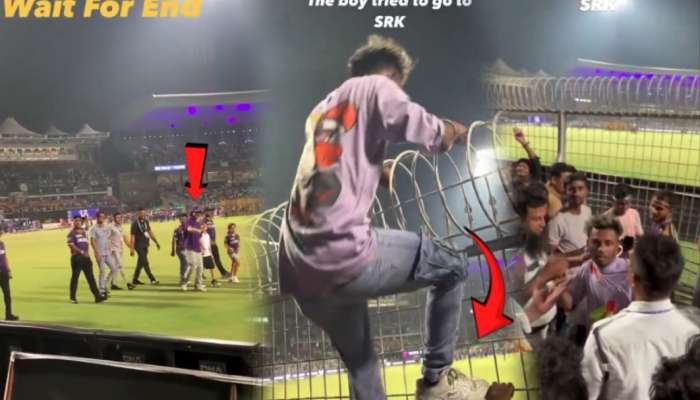 मैदानात SRK ला पाहताच Security जाळीवर चढला अन्..; IPL मॅचनंतर काय झालं, पाहा Video