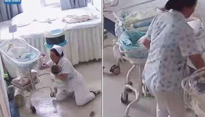 भूकंप नवजात मुलांवर बनला काळ; पण नर्सच्या एका गोष्टीमुळे... Watch Video 