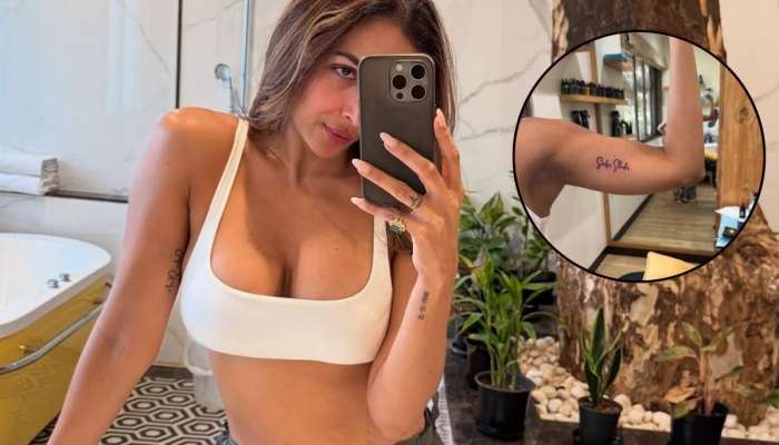 अर्जुन कपूरसोबत ब्रेकअप झाल्यानंतर मलायकानं काढला 'हा' टॅट्यू; आहे खास अर्थ Photo Viral 