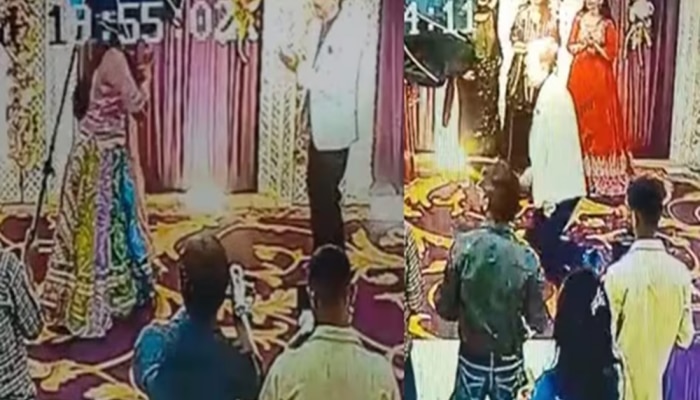 हातात हात, प्रेमाचा वर्षाव...25 व्या लग्नाच्या वाढदिवसाला पत्नीसोबत डान्स करताना पती