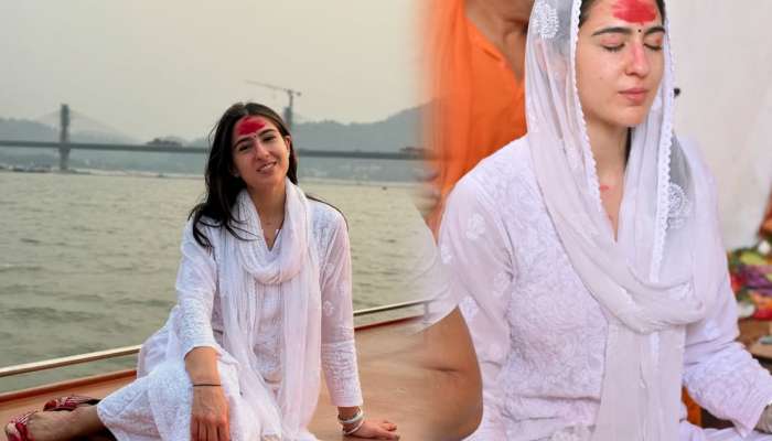सारा अली खान पुन्हा एकदा गुवाहाटीच्या कामाख्या देवी दर्शनाला; बोटीत बसून घेतला ब्रह्मपुत्रा नदीचा आनंद