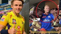 CSK चा सॅम करन मुंबई इंडियन्सच्या मॅचमध्ये समोसा विकत होता? VIDEO व्हायरल