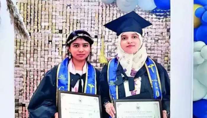 जुळ्या बहिणींचा जुळा रिझल्ट! Twins बहिणींनी NEET च्या परीक्षेत ...