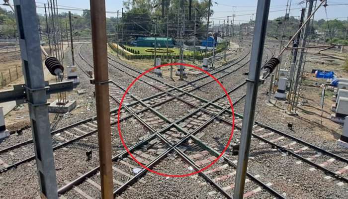 चारही दिशेनं येतात ट्रेन... भारतात कुठंय Diamond Crossing? पाहूनच डोकं चक्रावेल 