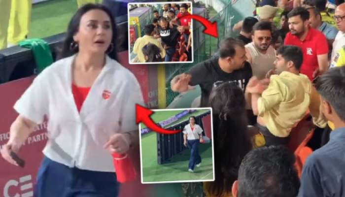 धावत आलेल्या प्रिती झिंटाने असं काही केलं की चाहतेच एकमेकांना मारु लागले; Video चर्चेत