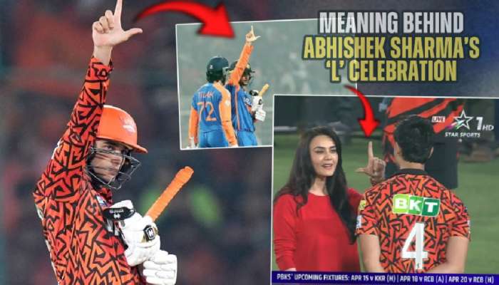 अभिषेक शर्माच्या L Celebration चा अर्थ काय? प्रितिलाही पडला प्रश्न; अभिषेक म्हटलेला, &#039;त्या L चा अर्थ...&#039;