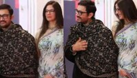 अखेर गर्लफ्रेंड गौरीसोबत दिसला आमिर खान, हातत-हात धरून एकत्र...