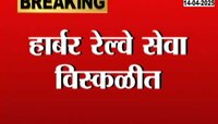 हार्बर रेल्वे सेवा विस्कळीत, CSMT कडून पनवेलला जाणाऱ्या वाहनांचा खोळंबा 