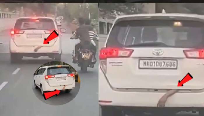 धावत्या इनोव्हाच्या डिक्कीतून बाहेर लटकत होता हात; नवी मुंबईत खळबळ; समोर आलं सत्य