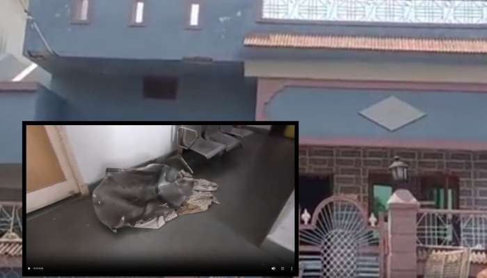 नागपूरमध्ये खळबळ! आकाशातून घरावर कोसळली 50 किलो वजनी धातूची रहस्यमयी वस्तू, मोठा आवाज अन्...