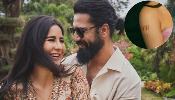 कतरिनाने काढली &#039;VK&#039;ची मेहंदी; मैत्रिणीच्या लग्नातील विकीसोबतचे रोमँटिक फोटो झाले व्हायरल