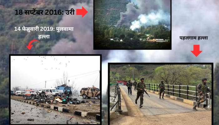  उरी, पुलवामा आणि आता पहलगाम...; जम्मू- काश्मीरमध्ये गेल्या 10 वर्षातील दहशतवादी हल्ले, मृतांचा आकडा पाहून थरकाप उडेल