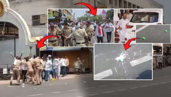 ...म्हणून अजित पवारांच्या ताफ्यावर फेकल्या चुन्याच्या डब्या! &#039;अजित पवार मुर्दाबाद&#039;ची घोषणाबाजी