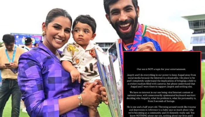 'माझा मुलगा तुमच्या...', अंगदची खिल्ली उडवणाऱ्या ट्रोलर्सवर बुमराची पत्नी भडकली