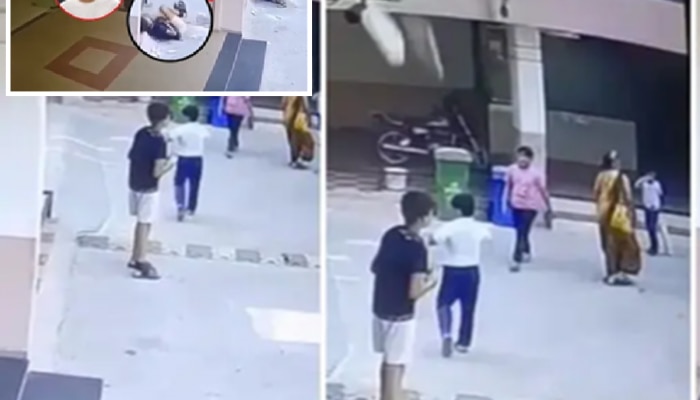 तो पार्किंगमध्ये खेळत होता अन्...5 व्या मजल्यावरून पीओपीचा तुकडा अंगावर पडल्याने 12 वर्षांच्या मुलाचा मृत्यू, अंगावर काटा आणणारा Video  