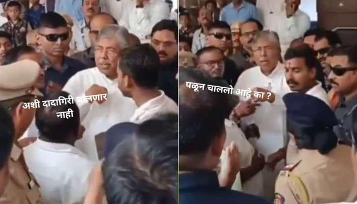 &#039;अशी दादागिरी चालणार नाही&#039;, चंद्रकांत पाटील आणि शेतकऱ्यांमध्ये जोरदार खडाजंगी, बाधित म्हणाले &#039;तुम्हाला टाहो फोडून&#039;