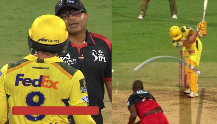 CSK VS RCB मॅचमध्ये हायव्होल्टेज ड्रामा, जडेजाने अंपायरशी घातला वाद, नेमकं काय घडलं? 