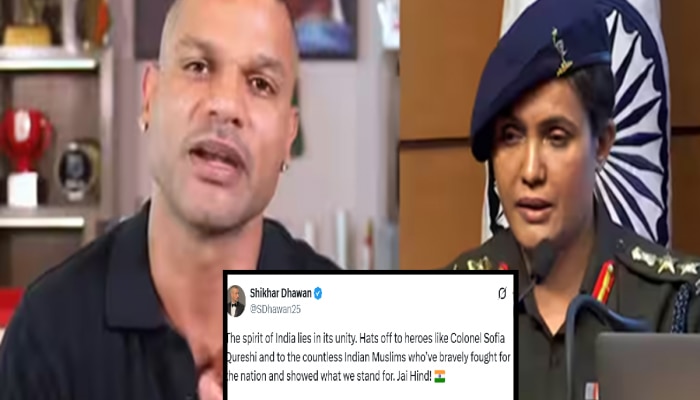 &#039;असंख्य भारतीय मुस्लिमांना...&#039;, Shikhar Dhawan ची कर्नल सोफिया कुरेशीवरील पोस्ट का होत आहे Viral?