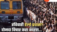 मध्य आणि हार्बर रेल्वे मार्गावर रविवारी मेगाब्लॉक; काय आहेत वेळा?