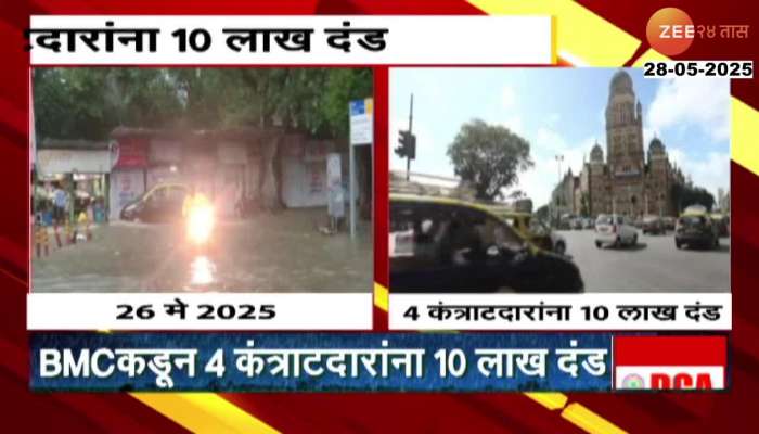 Mumbai BMC Action On Mini Pumping Station Contractor For Water Logging Of Heavy Rainfall