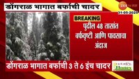 जम्मू काश्मीरमध्ये तुफान बर्फवृष्टी; पाहा व्हिडिओ