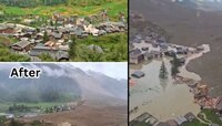 40 सेकंदात संपूर्ण गाव नष्ट झालं! हिमनग कोसळून संपूर्ण गाव बर्फाखाली गाडले गेले, PHO