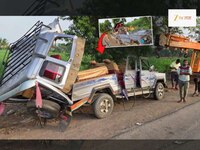 Photos: MPL मॅच, 13 मित्र, छप्पर उडालेली कार अन् 2 मृतदेह... आहिल्यानगर हादरलं