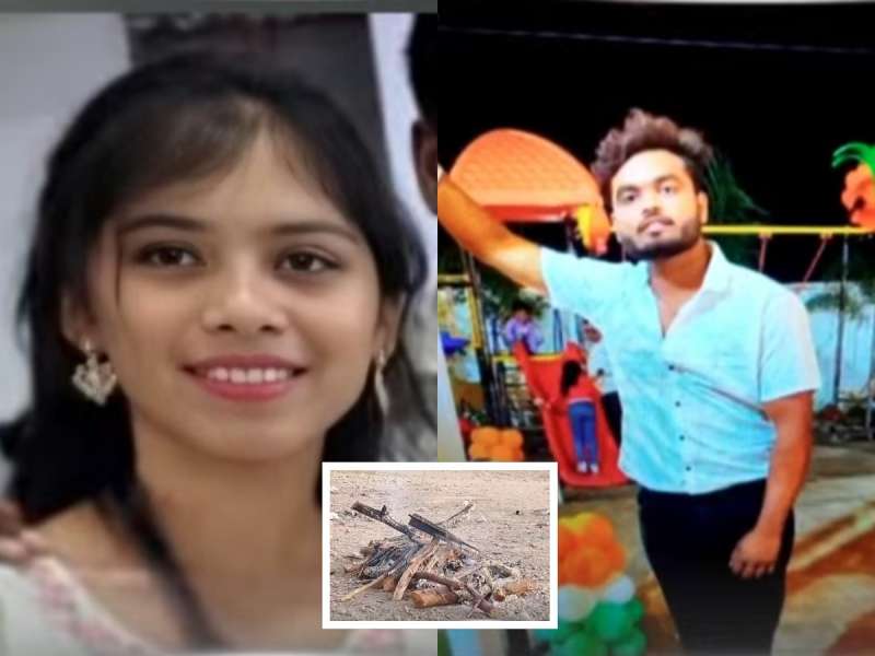 प्रियकराने प्रेयसीच्या जळत्या चितेवर मारली उडी, लोकांनी खाली खेचून इतका मारला की...; नागपुरातील घटना